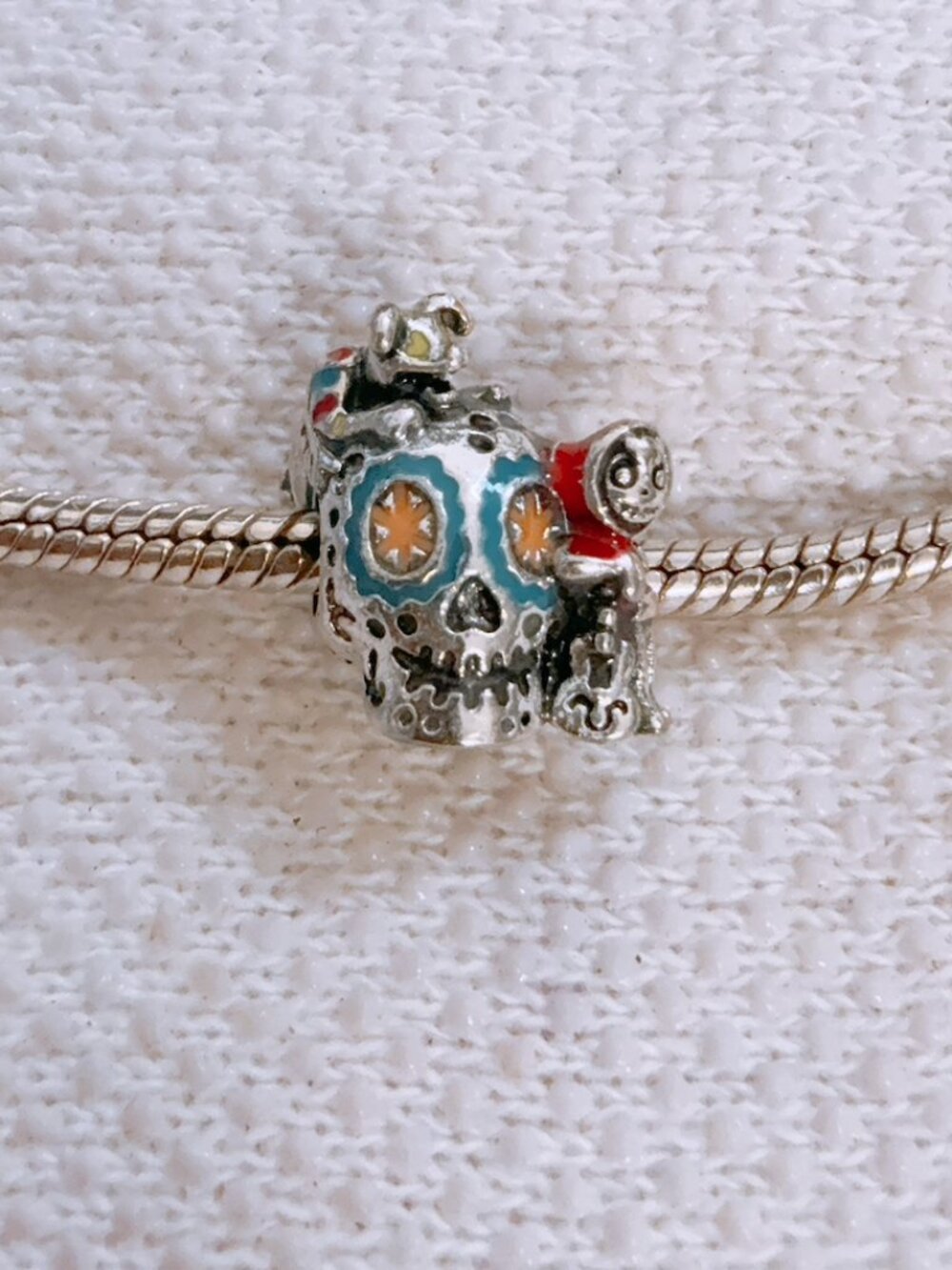 Pixar Coco Miguel & Dante Skull Charm For Pandora Bracelet